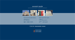 Desktop Screenshot of hannesbaier.com